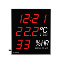 Anzeigegerät für Temperatur und Feuchtigkeit mit Zeit und Datum