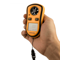 Anemómetro termómetro portátil para deportes de aventura Anemómetro termómetro portátil para montaña, navegación, surf, cometa, parapente