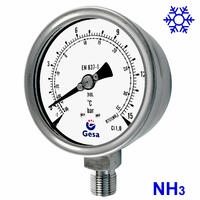 Manometer aus Edelstahl für Ammoniak M0702 Manometer aus Edelstahl für Ammoniak M0702