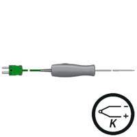 Termopar tipo k sonda de penetración con mango corto