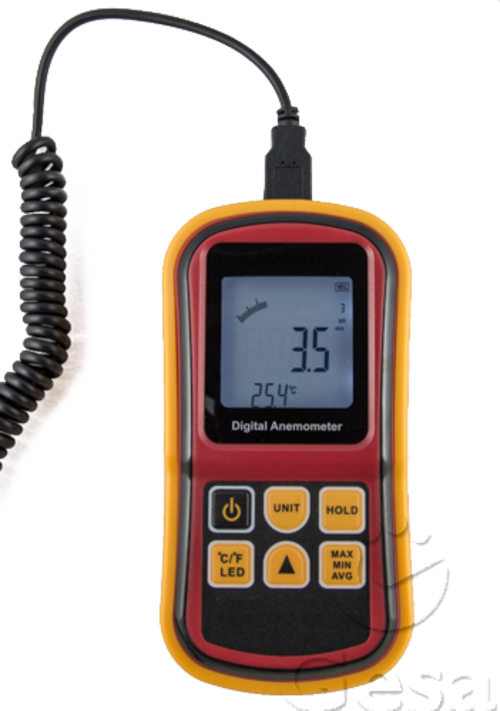 Anemometro digital