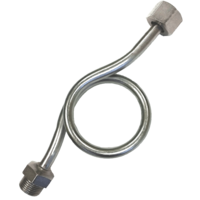 Coil damper for pressure gauges Coil damper for pressure gauges