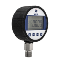 High accuracy MD906 digital pressure gauge 0,1~0.4% with rubber protector