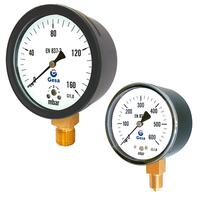 Low-Pressure Capsule Gauge with Black Steel Case M0401