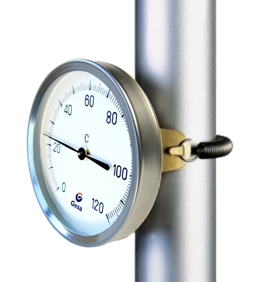 Termometro analógico para tuberias