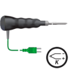 Termopar tipo k resistente e impermeble con punta reducida de venta en Gesa