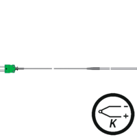 Termopar tipo k sonda de uso general en acero inoxidable, de venta en Gesa Termopar tipo k sonda de uso general en acero inoxidable, de venta en Gesa