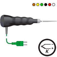 Termopar tipo k resistente e impermeble para penetración de venta en Gesa Termopar tipo k resistente e impermeble para penetración de venta en Gesa