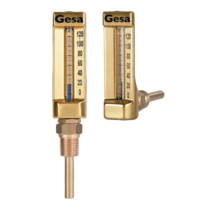 Termómetros de Capilla en aluminio din 16181 y din 16182