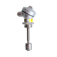 Sensor de nivel - interruptor de flotador de Ø30mm con cabezal y conexión rosca