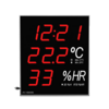 Termómetro-Higrómetro digital de gran formato para pared RD1826/2009 con hora y fecha Termómetro-Higrómetro digital de gran formato para pared RD1826/2009 con hora y