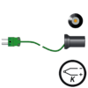 Termopar tipo k sonda magnética para superficies Termopar tipo k sonda magnética para superficies